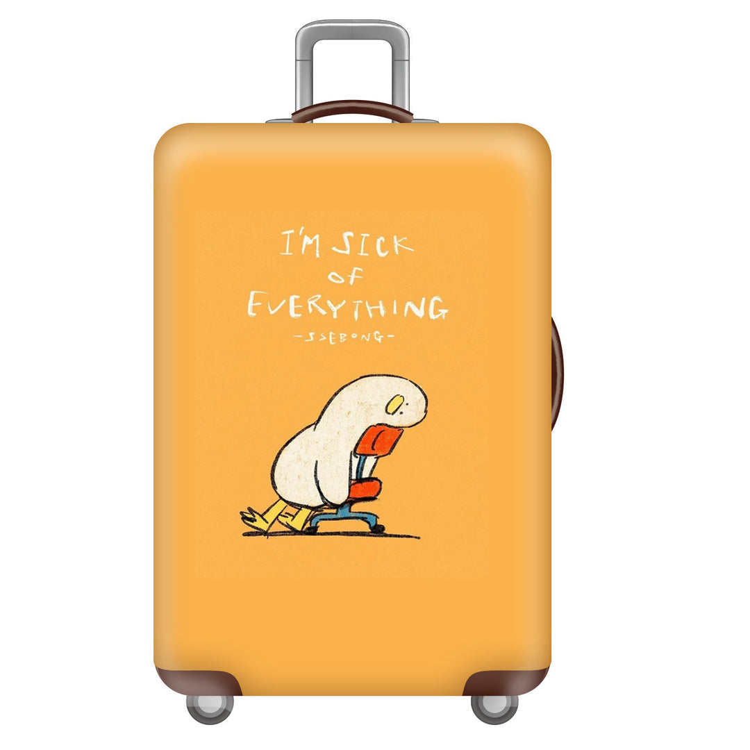 Women’s Hardshell Luggage with Creative Cartoon Design Bowlift