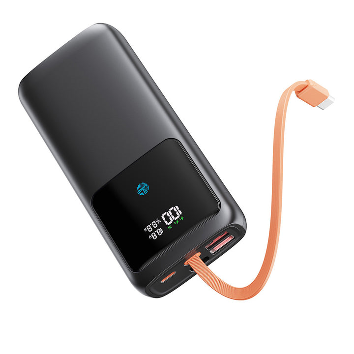 Power bank with integrated LED display and intelligent fast charging port Bowlift
