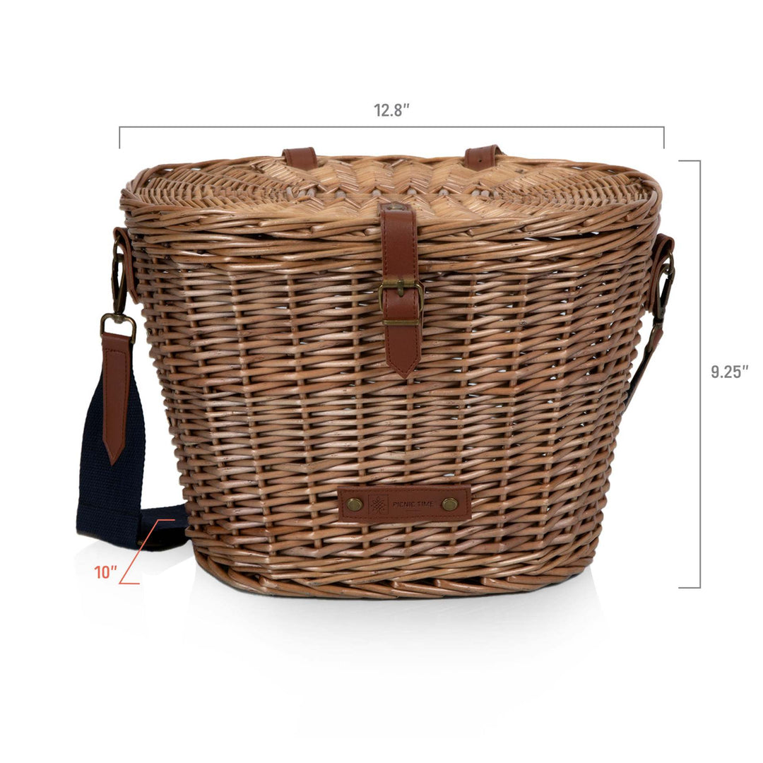 Women's picnic basket with insulated cooling function and high-quality woven design Bowlift