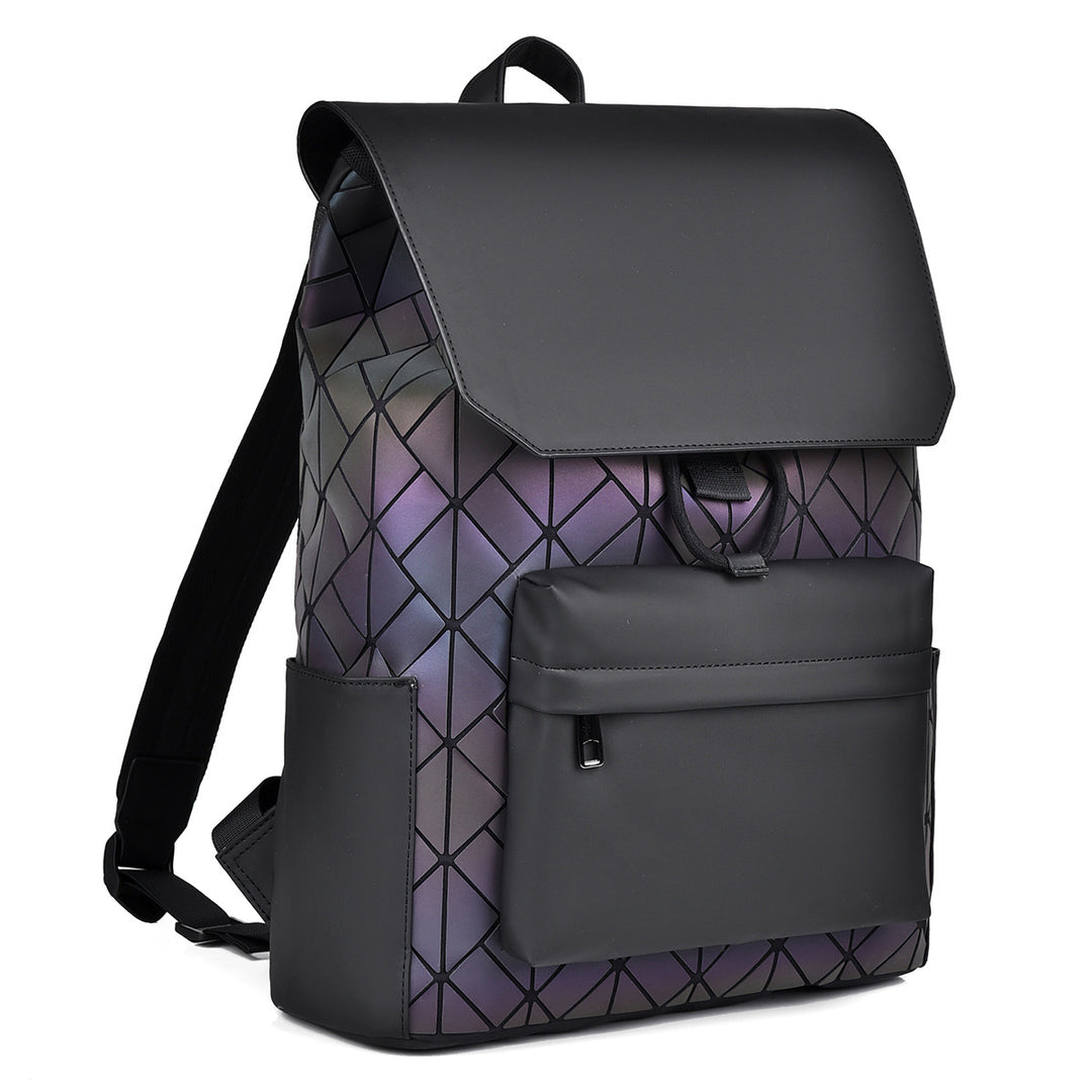 Trendy Geometric Print Backpack Bowlift