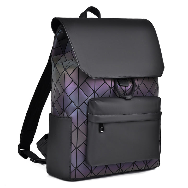 Trendy Geometric Print Backpack Bowlift