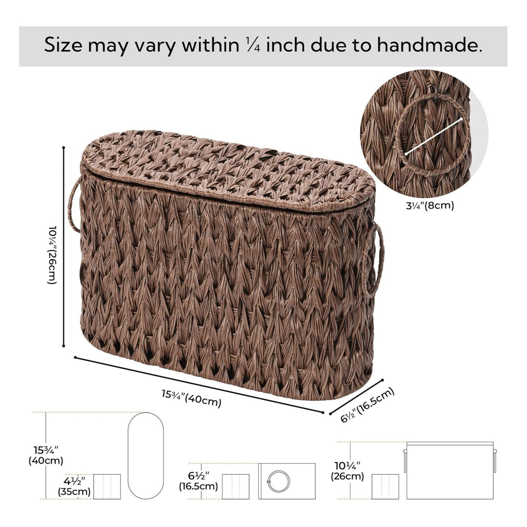 Handwoven Seagrass Storage Basket Bowlift
