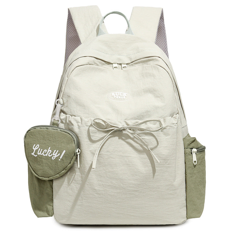 Versatile Elastic Closure Hiking Backpack Bowlift
