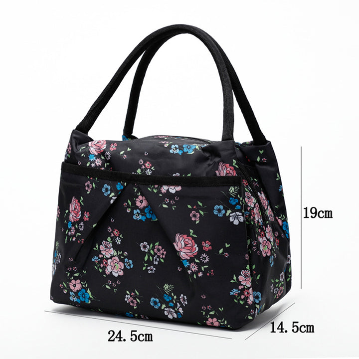 Floral Insulated Lunch Cooler Bag Bowlift