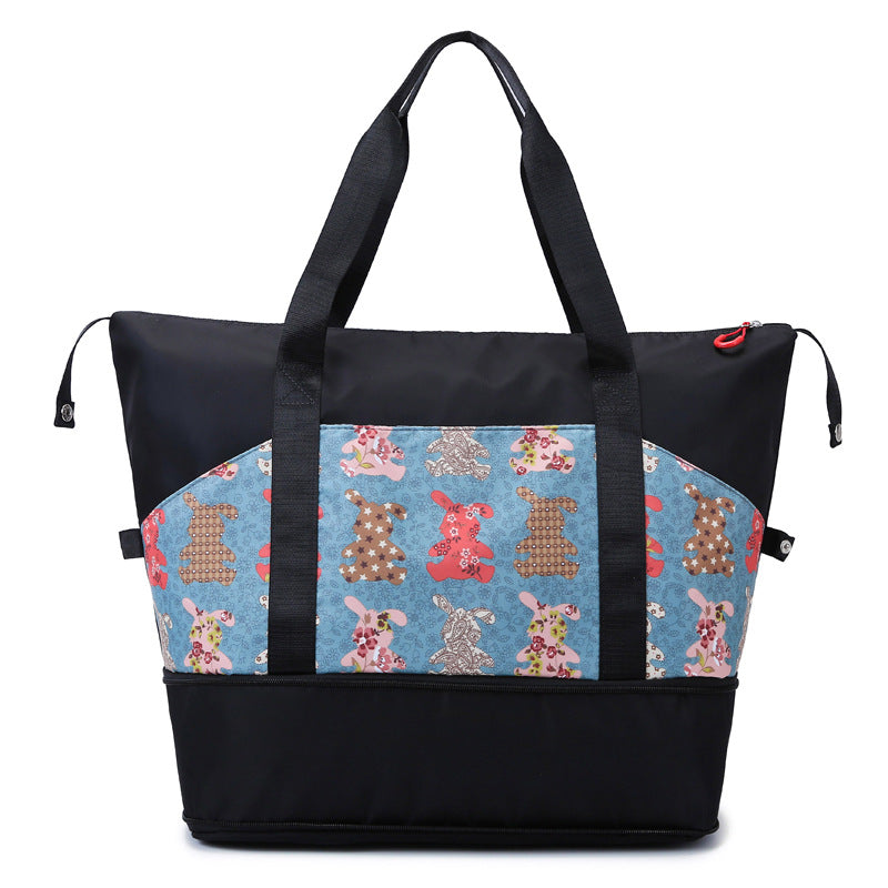 Versatile Checkerboard Tote Bag Bowlift
