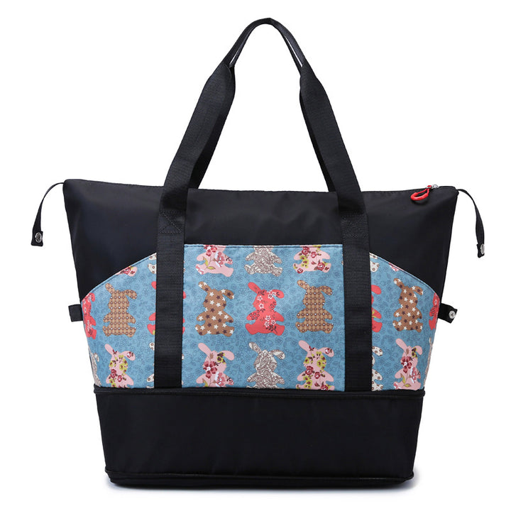 Versatile Checkerboard Tote Bag Bowlift