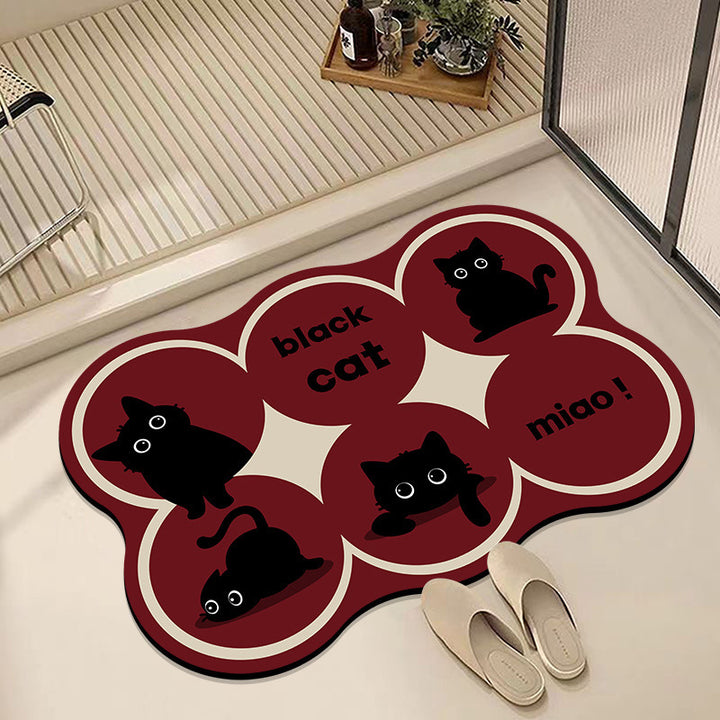 Cute Cartoon Animal Bath Mat Bowlift