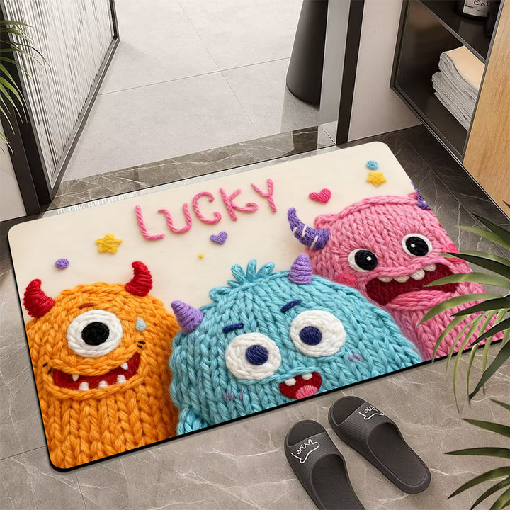 Cute Bear Shaped Welcome Mat