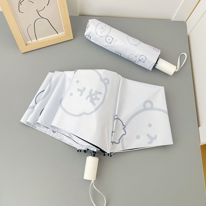 Women's Foldable Umbrella with Cute Animal Design Bowlift