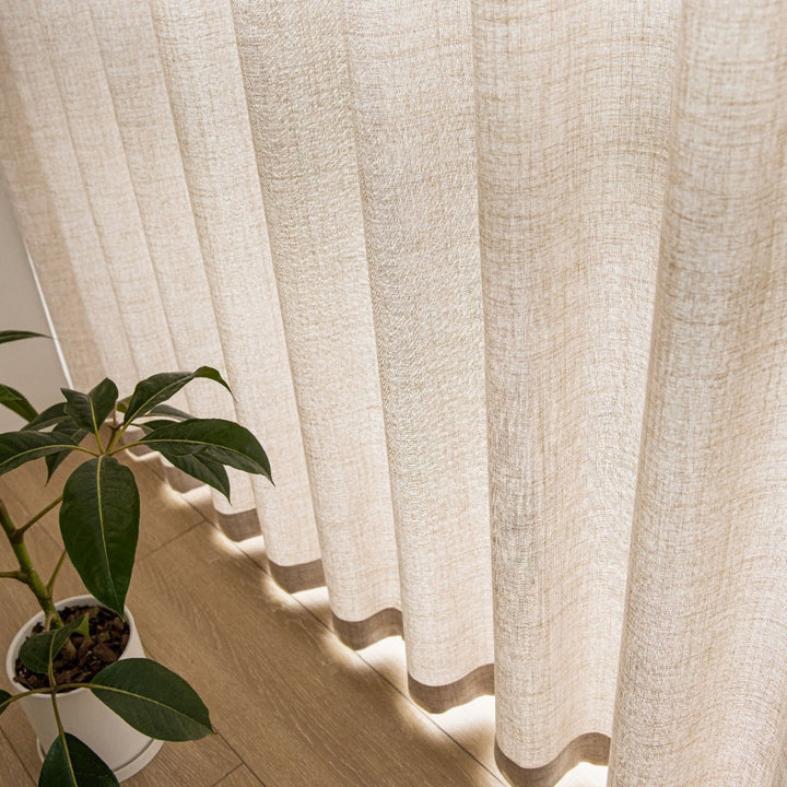 Sheer Linen Window Curtains Bowlift