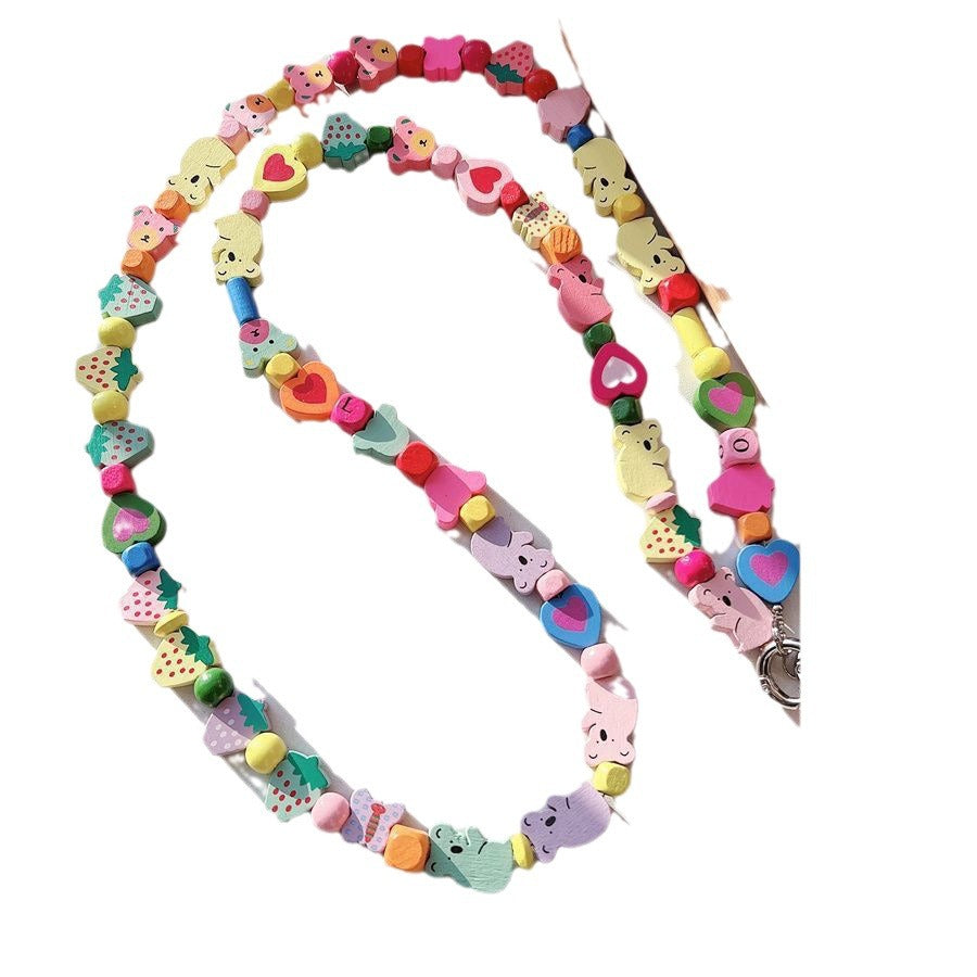 Colorful Themed Beaded Eyewear Chain Bowlift