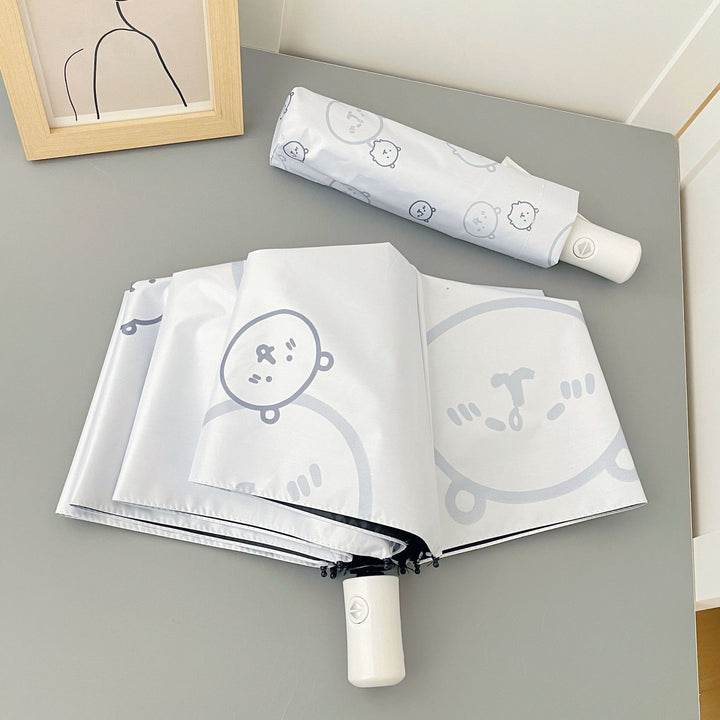 Women's Foldable Umbrella with Cute Animal Design Bowlift