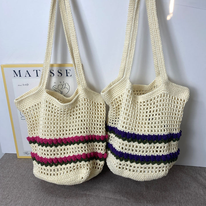 Hand-knotted shoulder bag Bowlift