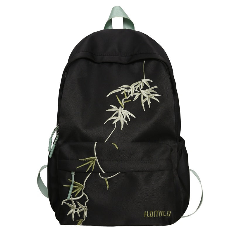 Eco-Friendly Embroidered Backpack Bowlift