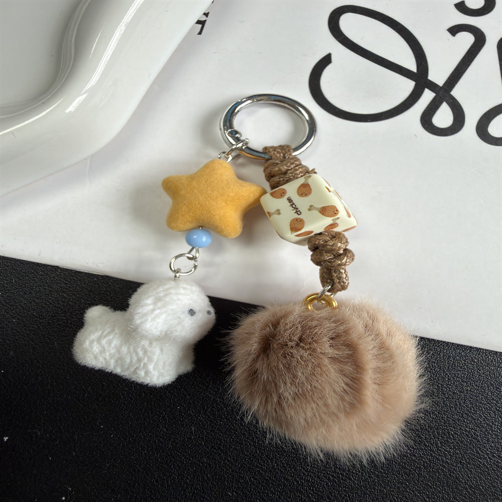 Playful Themed Decorative Keychain Bowlift