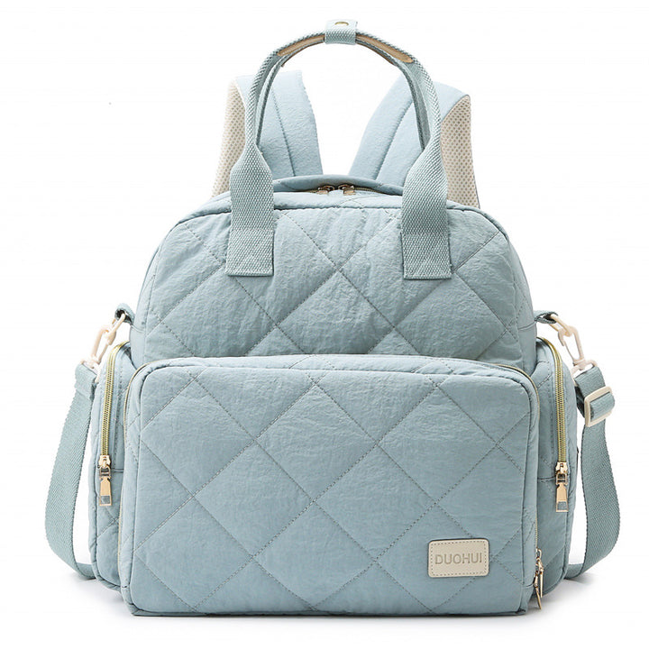Multi-Purpose Quilted Backpack Bowlift