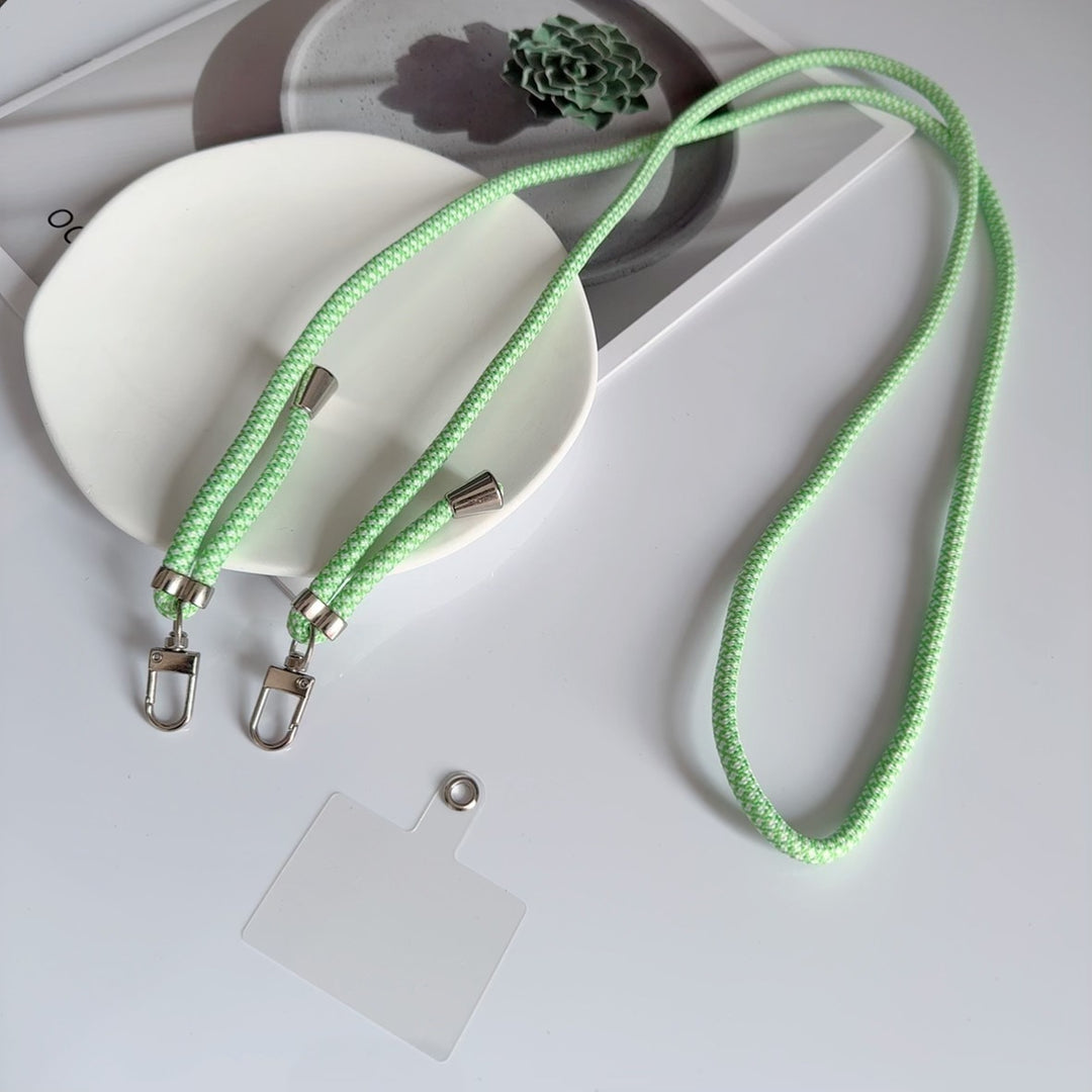 Colorful Dual-Clip Adjustable Lanyard Bowlift