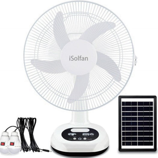 Women Solar-Powered Table Fan with USB Charging and Flexible Tilt Mechanism Bowlift