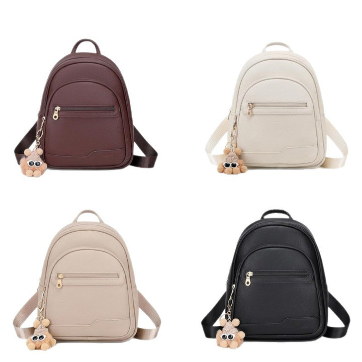 Stylish mini backpack with detachable keychain Bowlift