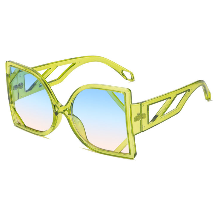 Ladies geometric sunglasses with exclusive design and UV protection Bowlift