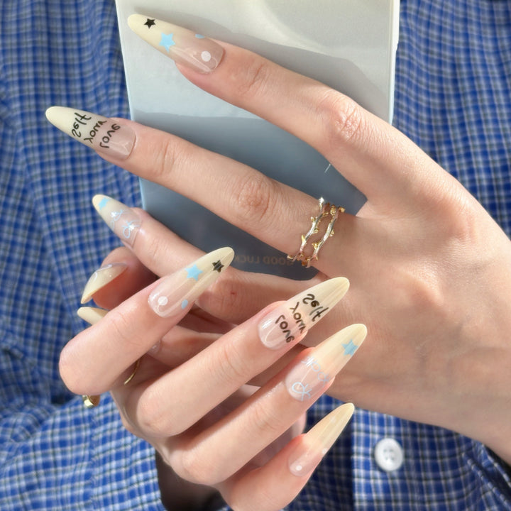 Artistic Stiletto Nail Art Enhancements