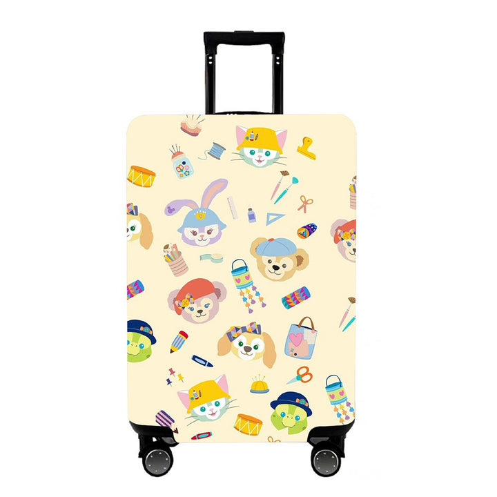 Unisex Hard Shell Suitcase with Colorful Monster Design Bowlift