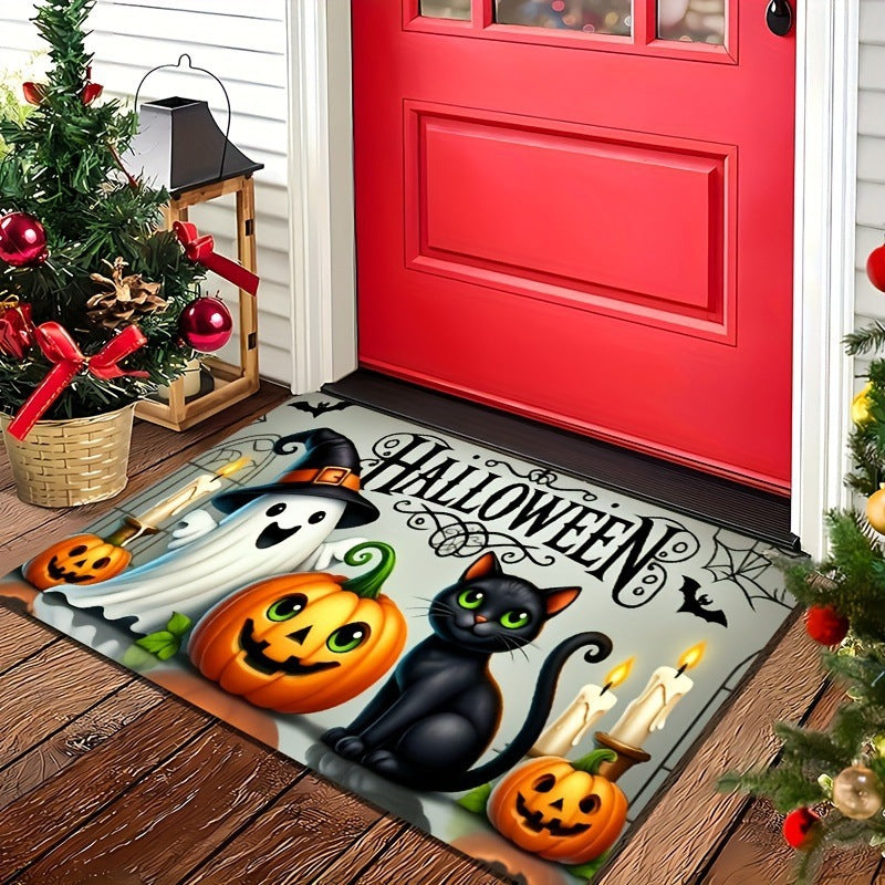 Halloween-Themed Decorative Doormat Bowlift