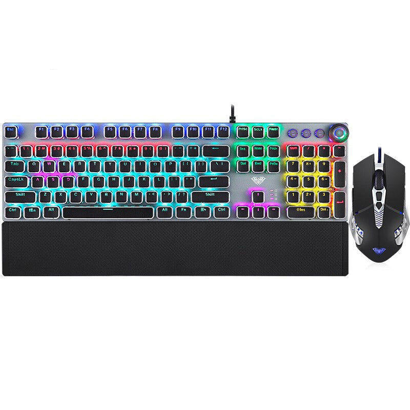 RGB Backlit Mechanical Gaming Keyboard Bowlift