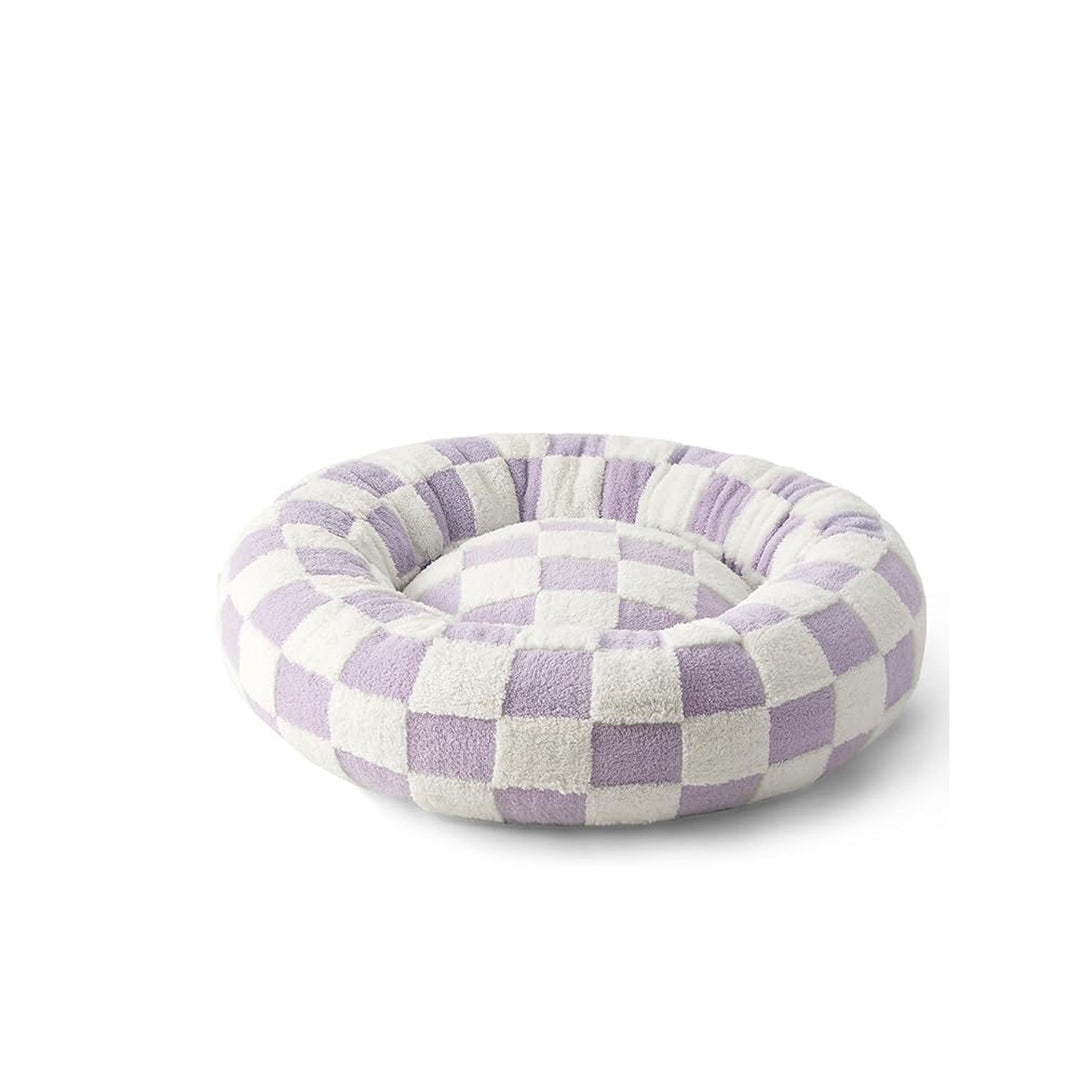 Cozy Checkered Dog Bed
