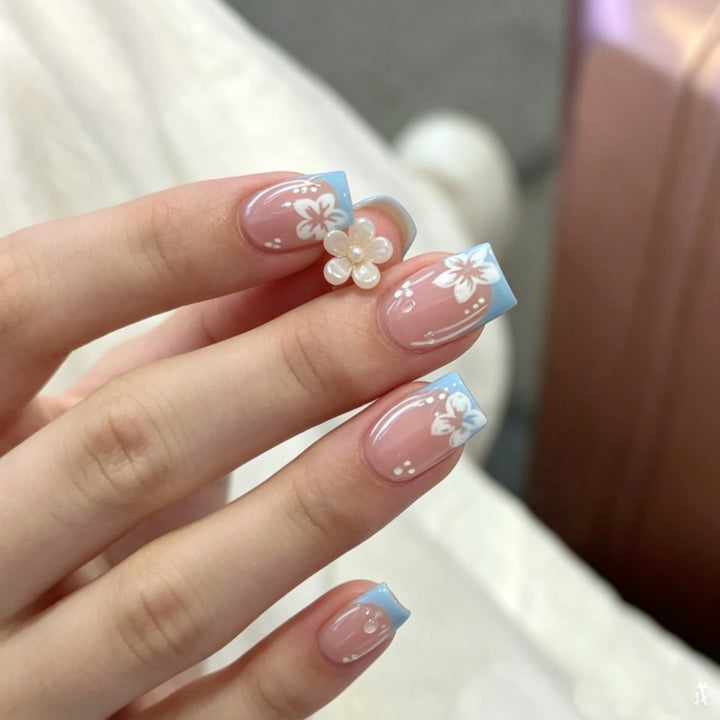 Classic Square-Shaped Press-On Nails