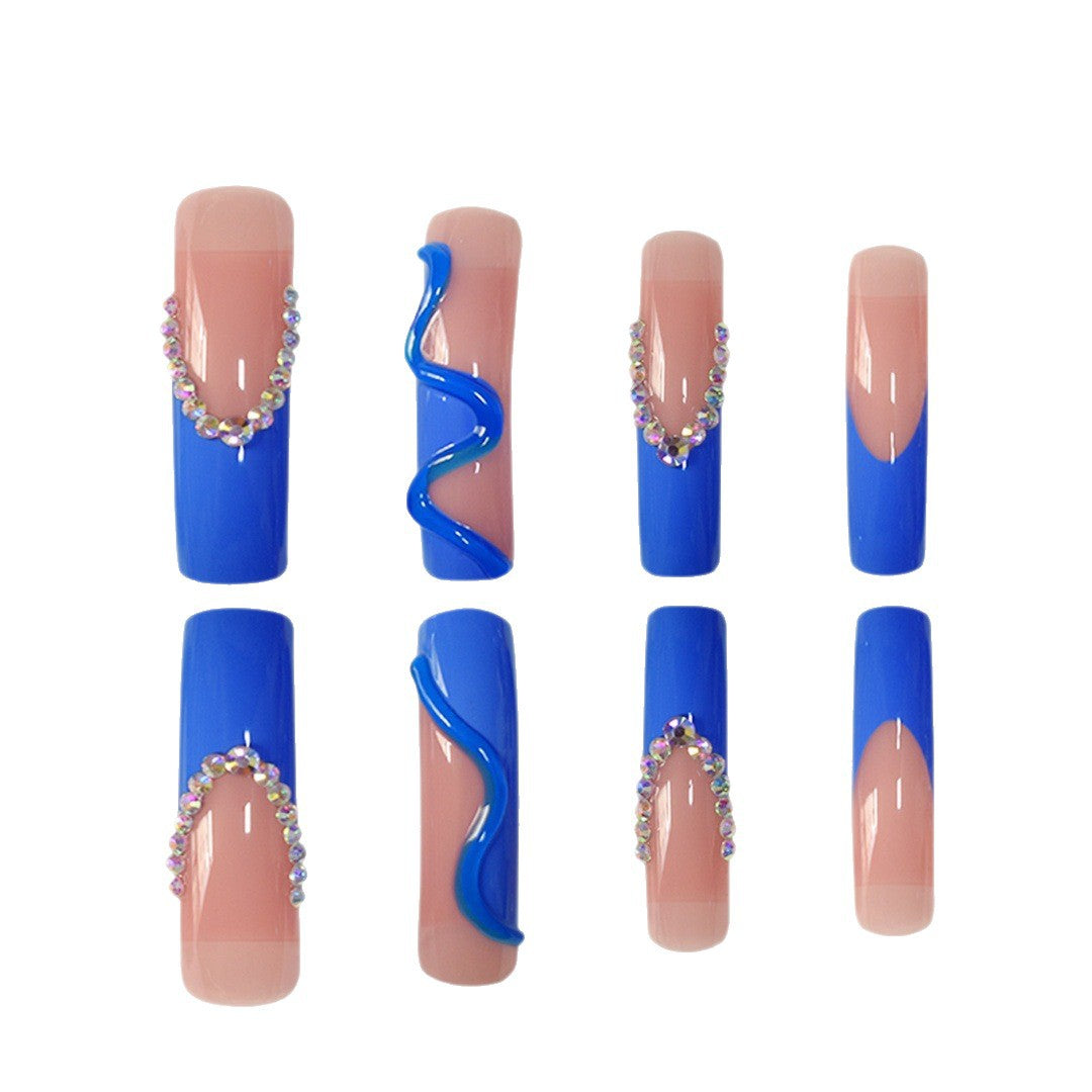Sculpted Acrylic Nail Design Bowlift