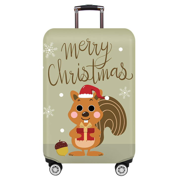 Women's Hardshell Suitcase with Cute Christmas Design Bowlift
