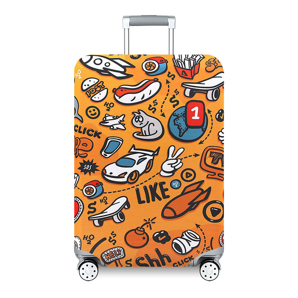 Women's Travel Suitcase with Colorful Floral Design Bowlift