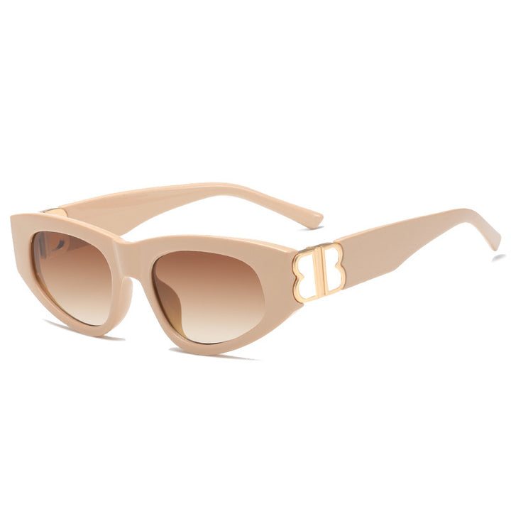 Women Cat-Eye Sunglasses with elegant plastic and luxurious metal details Bowlift