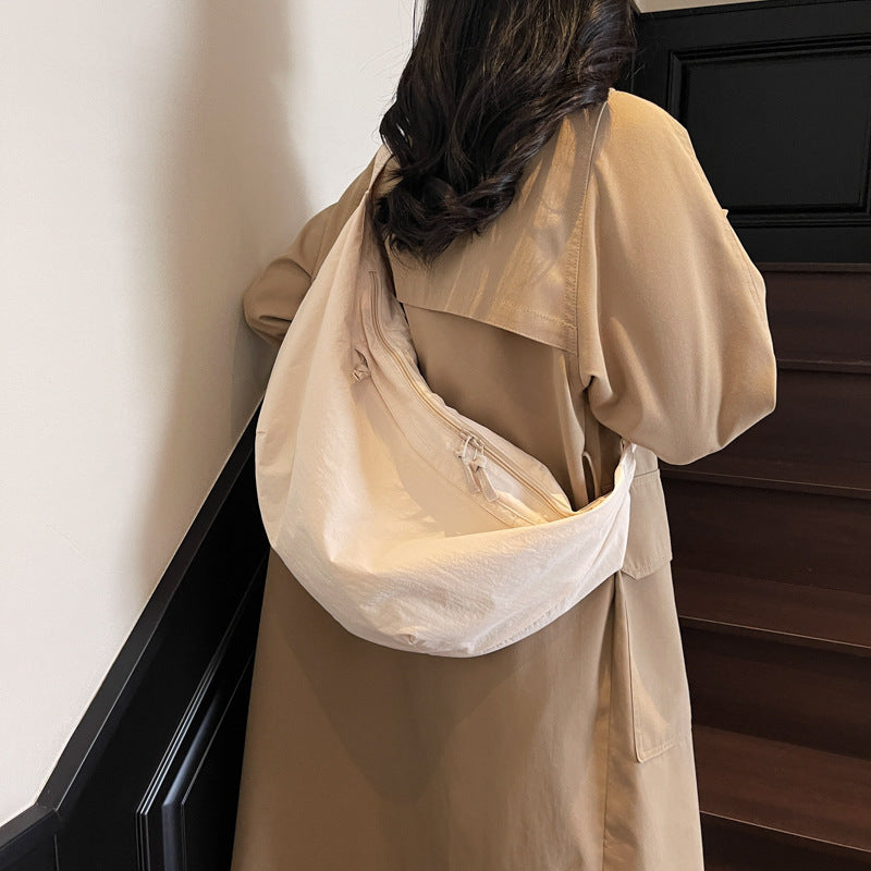 Soft Fabric Lightweight Hobo Bag