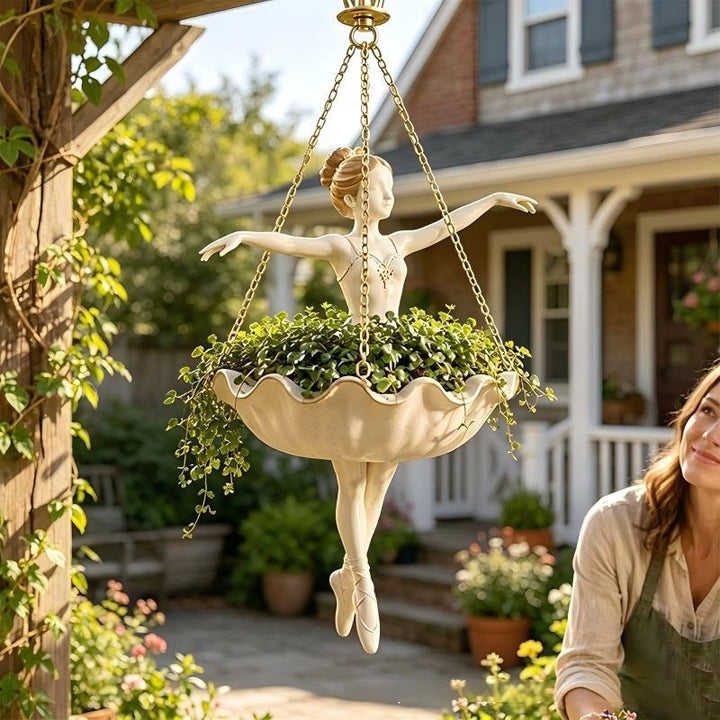 Decorative Flower Pot Hanging Figure Bowlift