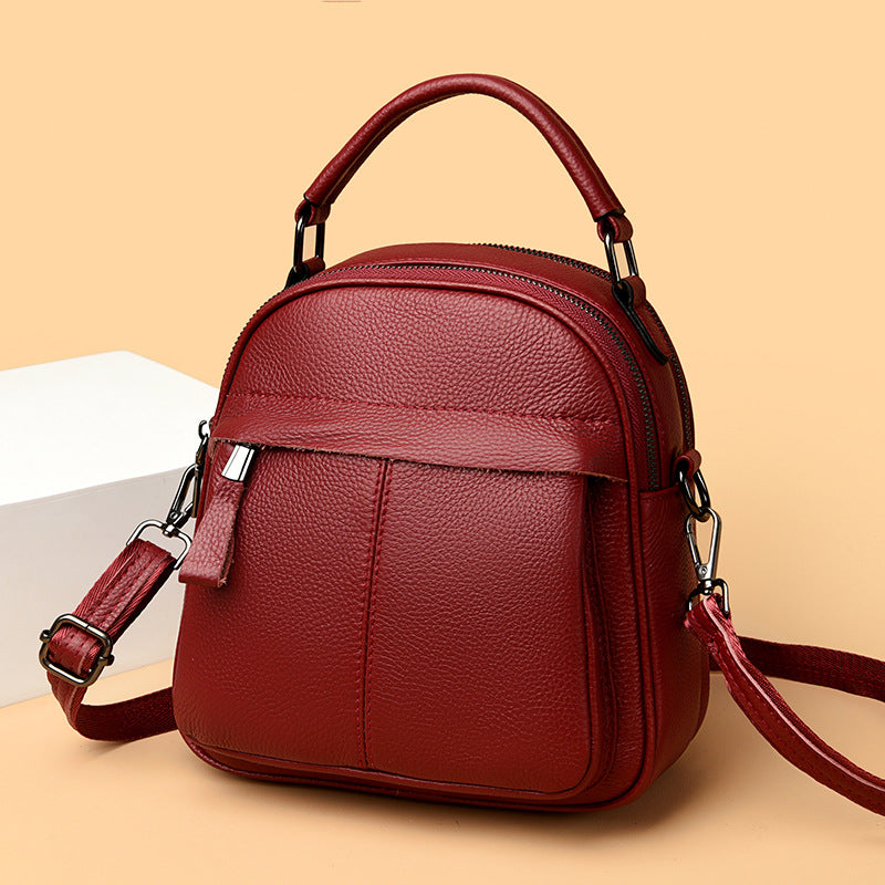 Versatile Textured Crossbody Bag Bowlift