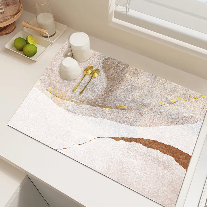 Abstract Geometric Kitchen Mat Bowlift