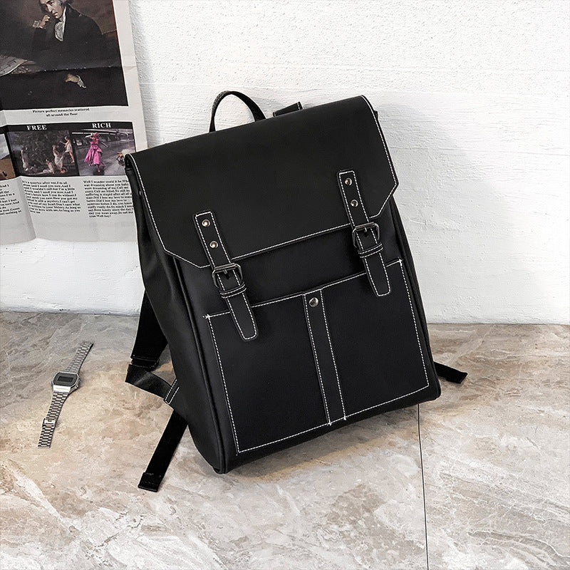 Versatile Leather Backpack Bowlift