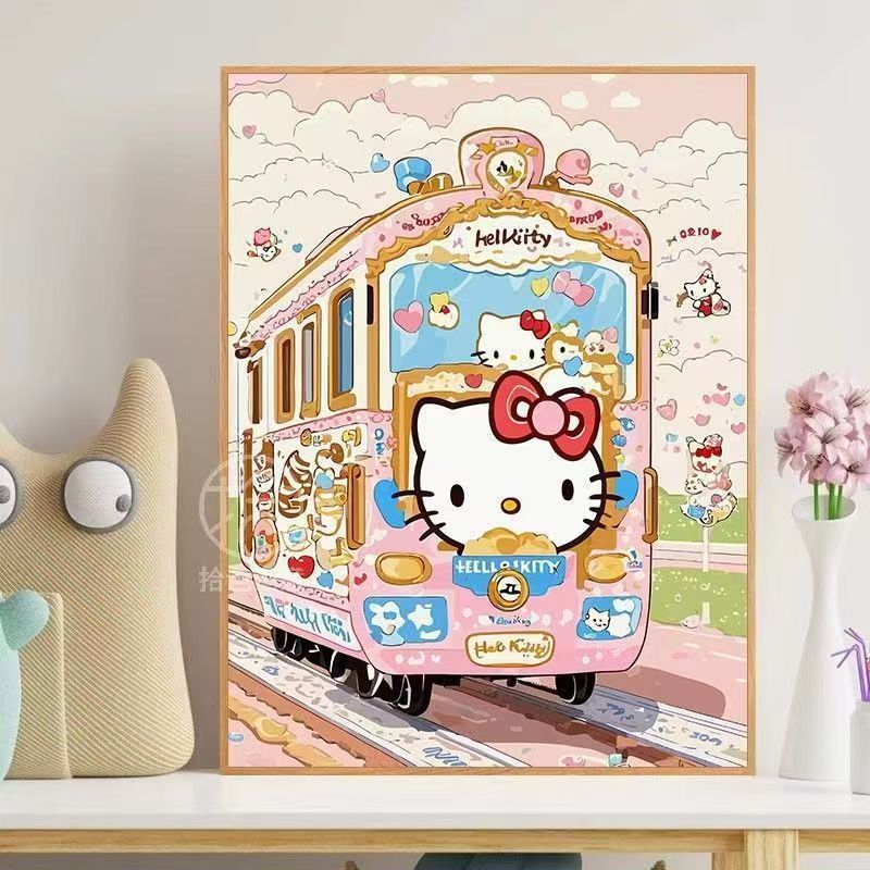 Hello Kitty-Themed Whimsical Wall Art Bowlift