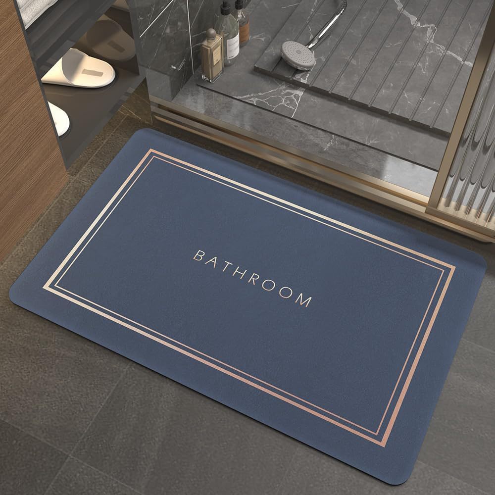 Modern Rectangular Non-Slip Bath Mat Bowlift