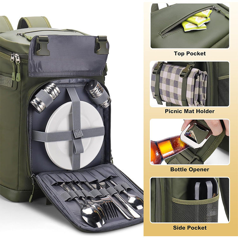 Insulated Food Delivery Backpack Bowlift