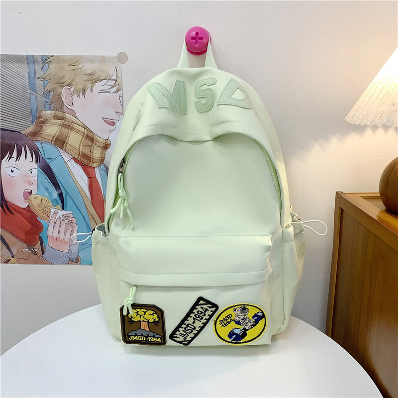 Artistic Patchwork Backpack Bowlift