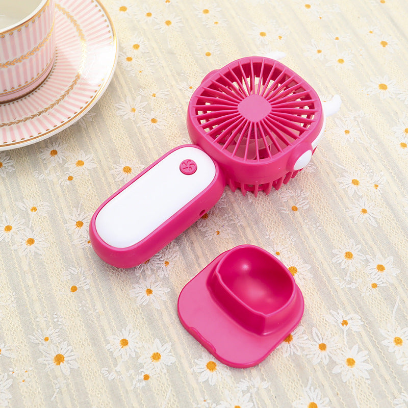 Ladies Portable Table Fan with Cute Antler Design Bowlift
