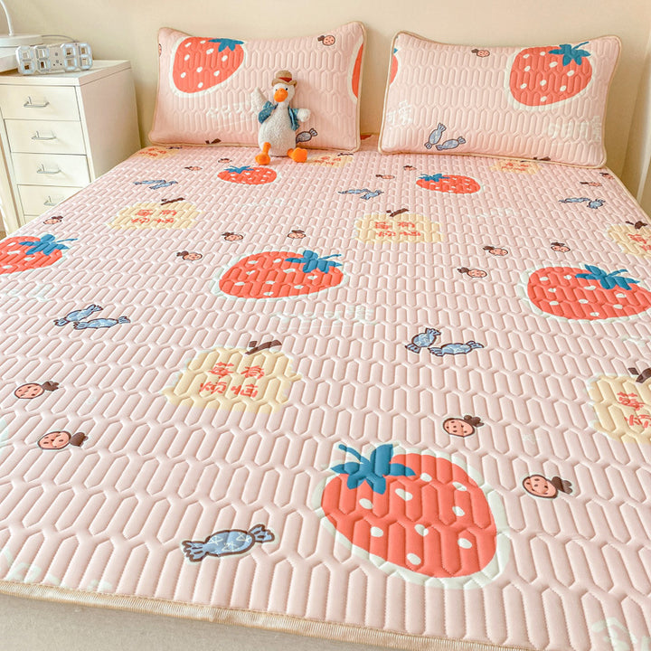 Playful Rainbow Mattress Protector