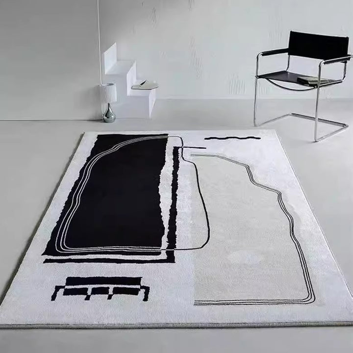 Modern Geometric Area Rug Bowlift