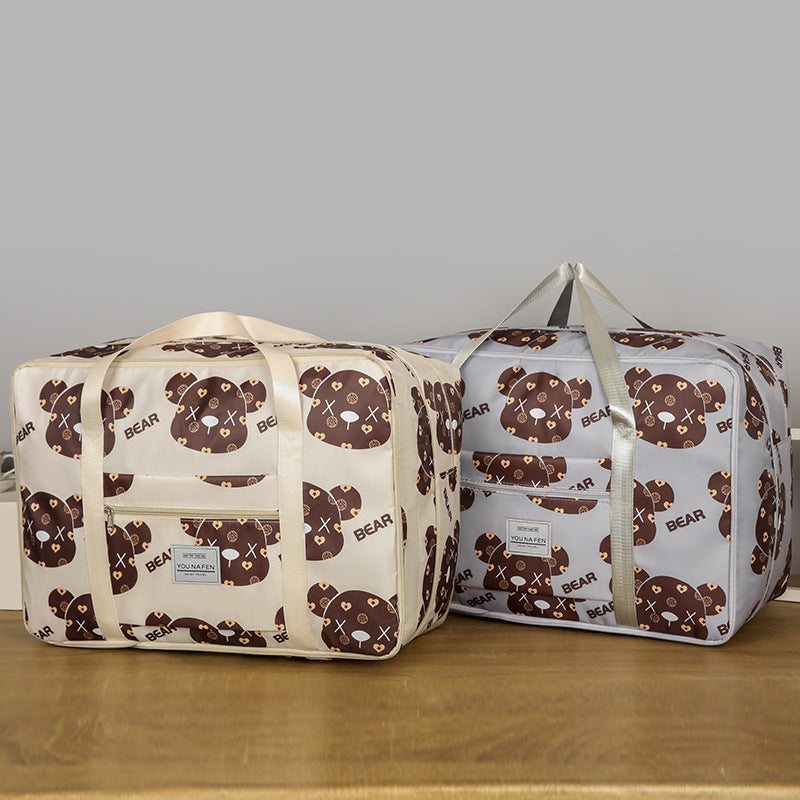 Fun Bear Print Travel Duffle Bag Bowlift