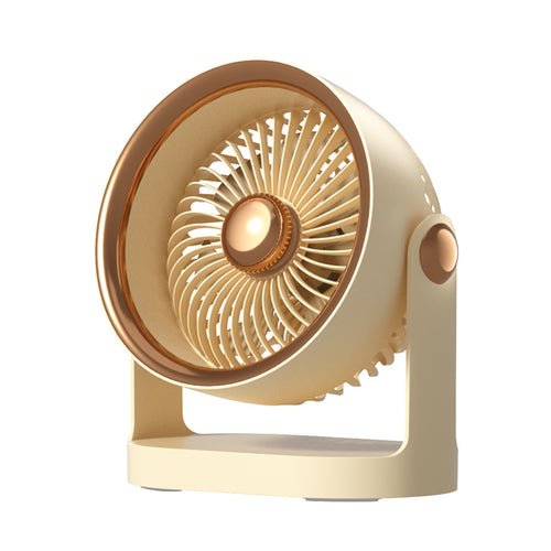 Ladies portable and rechargeable table fan Bowlift