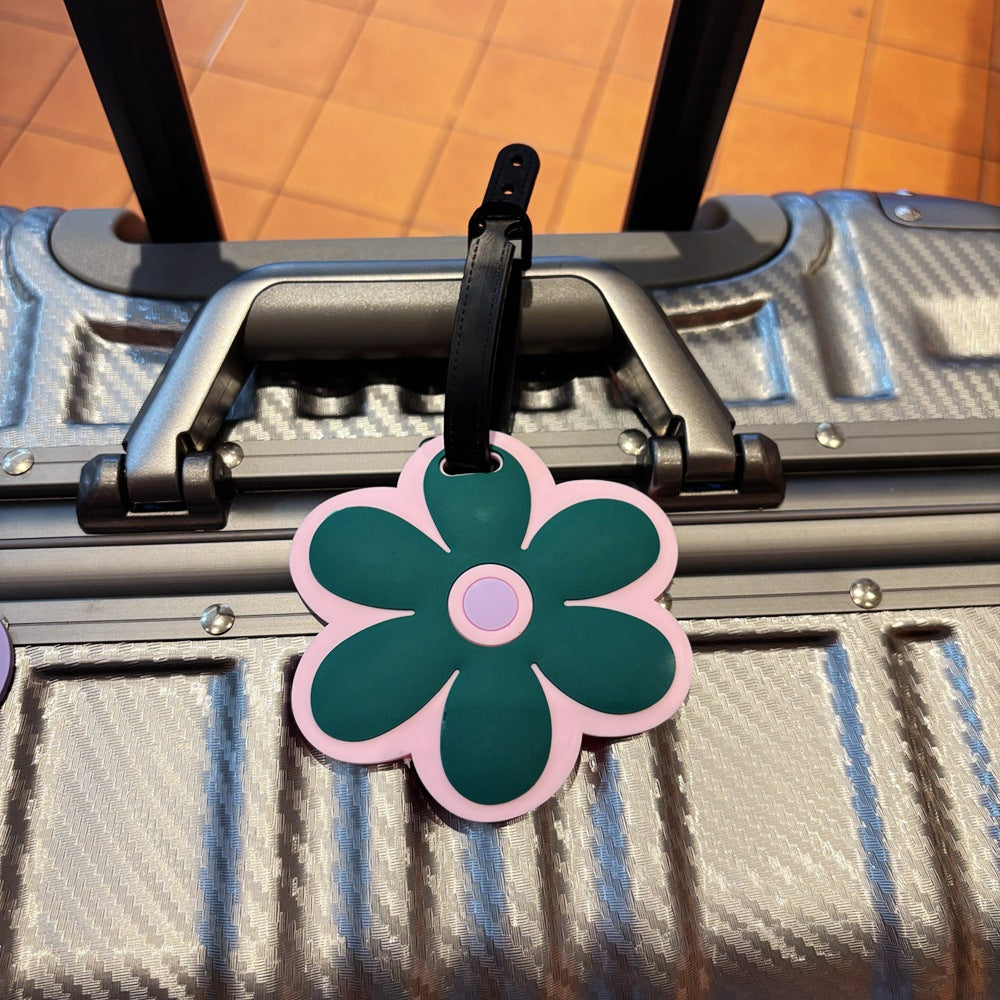 Floral Silicone Luggage Tag Bowlift