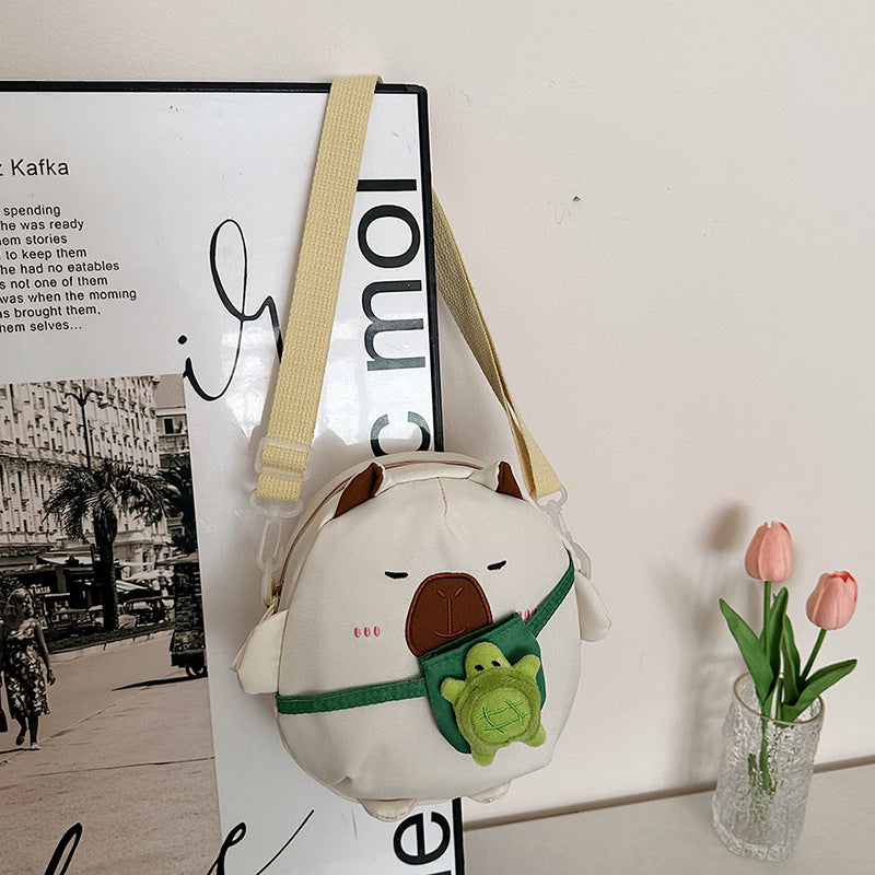 Plush Shoulder Bag in Animal Design Bowlift